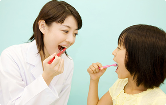 健康な永久歯に導くための乳歯ケア イメージ写真