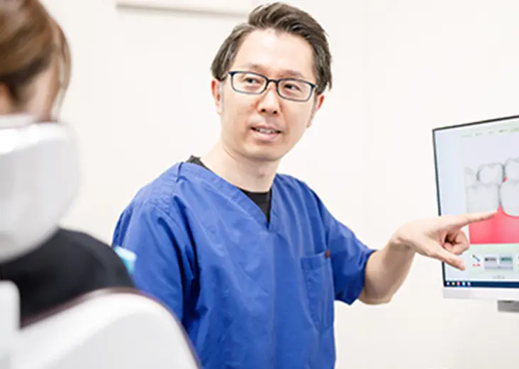 親切丁寧な治療説明でわかりやすい